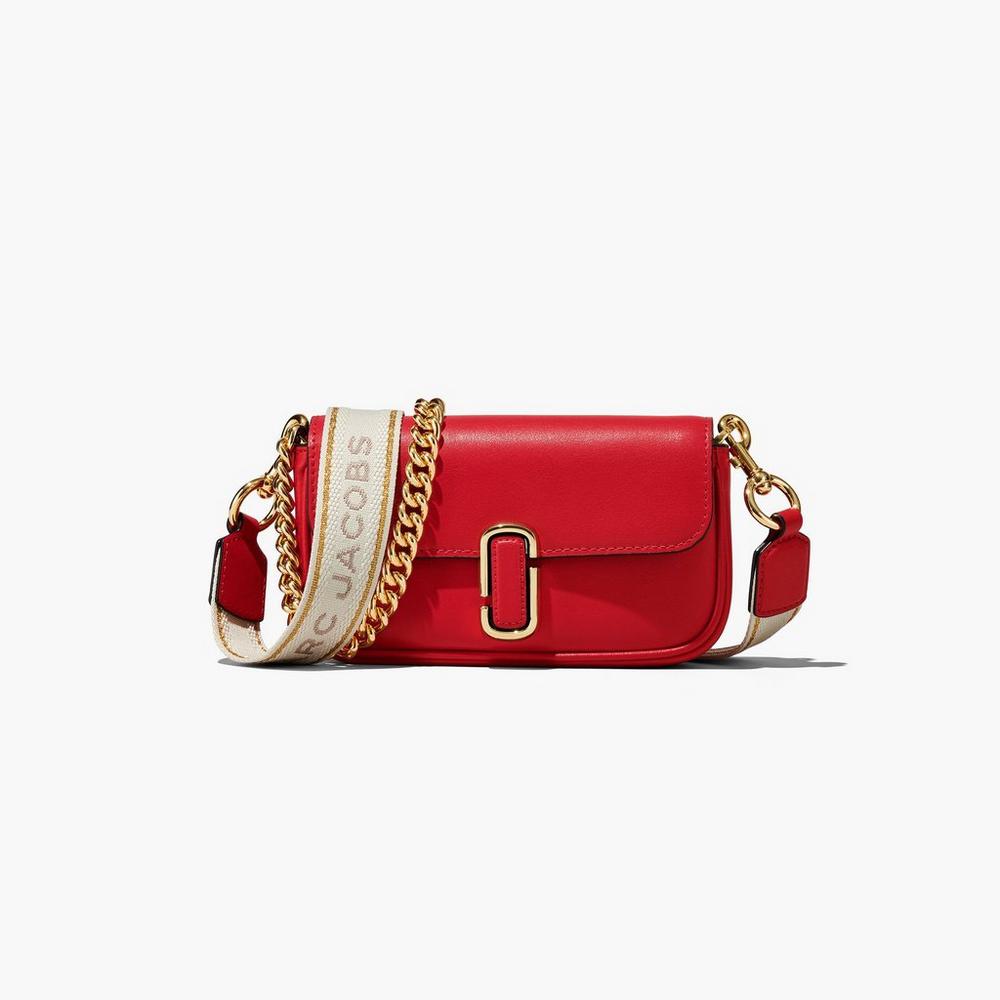 Bolsos Cruzados Marc Jacobs J Marc Mujer Rojas | EQKW-92537