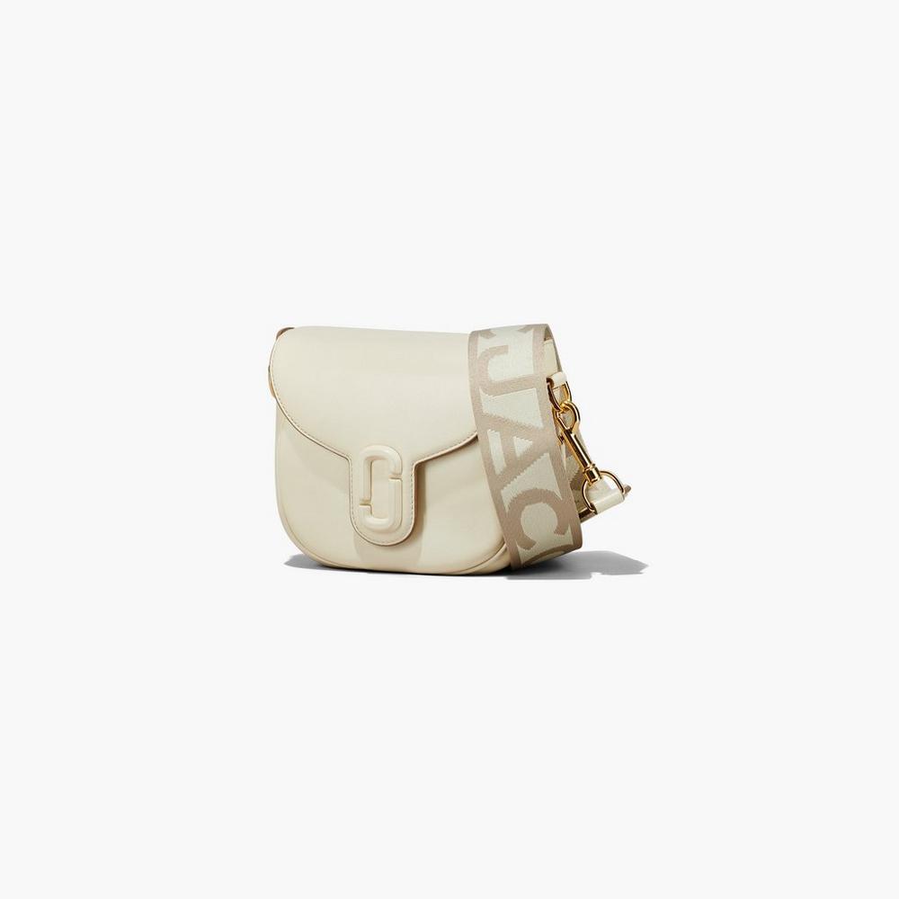 Bolsos Cruzados Marc Jacobs J Marc Small Mujer Blancas | JZTK-35201