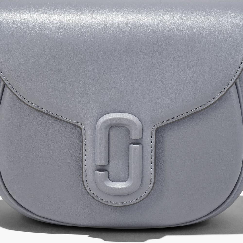 Bolsos Cruzados Marc Jacobs J Marc Small Mujer Gris | QSBU-81439