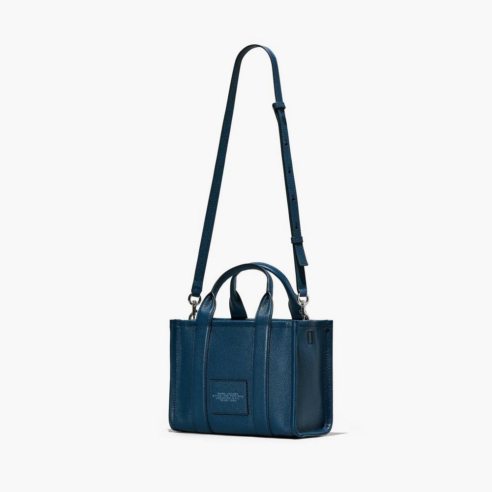 Bolsos Cruzados Marc Jacobs Leather Mini Mujer Azules | ALHT-57316