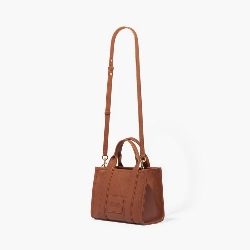 Bolsos Cruzados Marc Jacobs Leather Mini Mujer Marrones | JMKU-02834