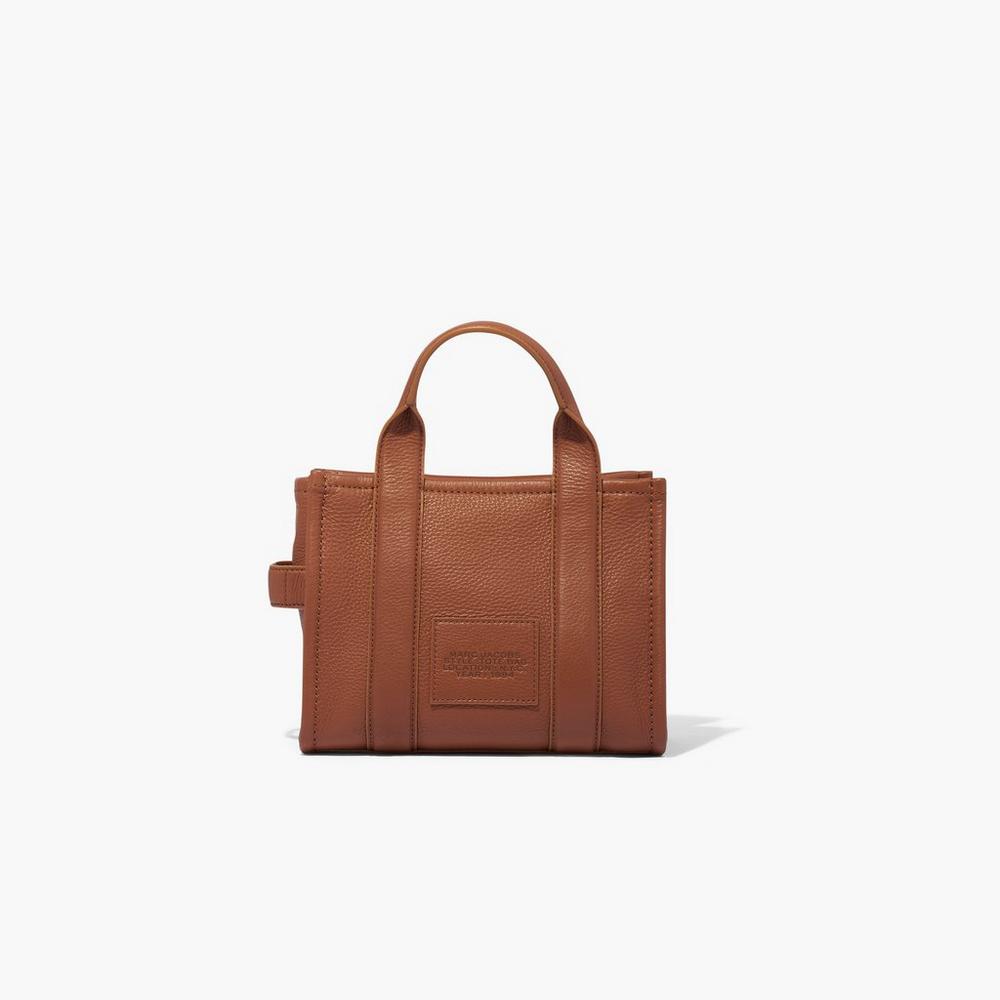 Bolsos Cruzados Marc Jacobs Leather Mini Mujer Marrones | JMKU-02834