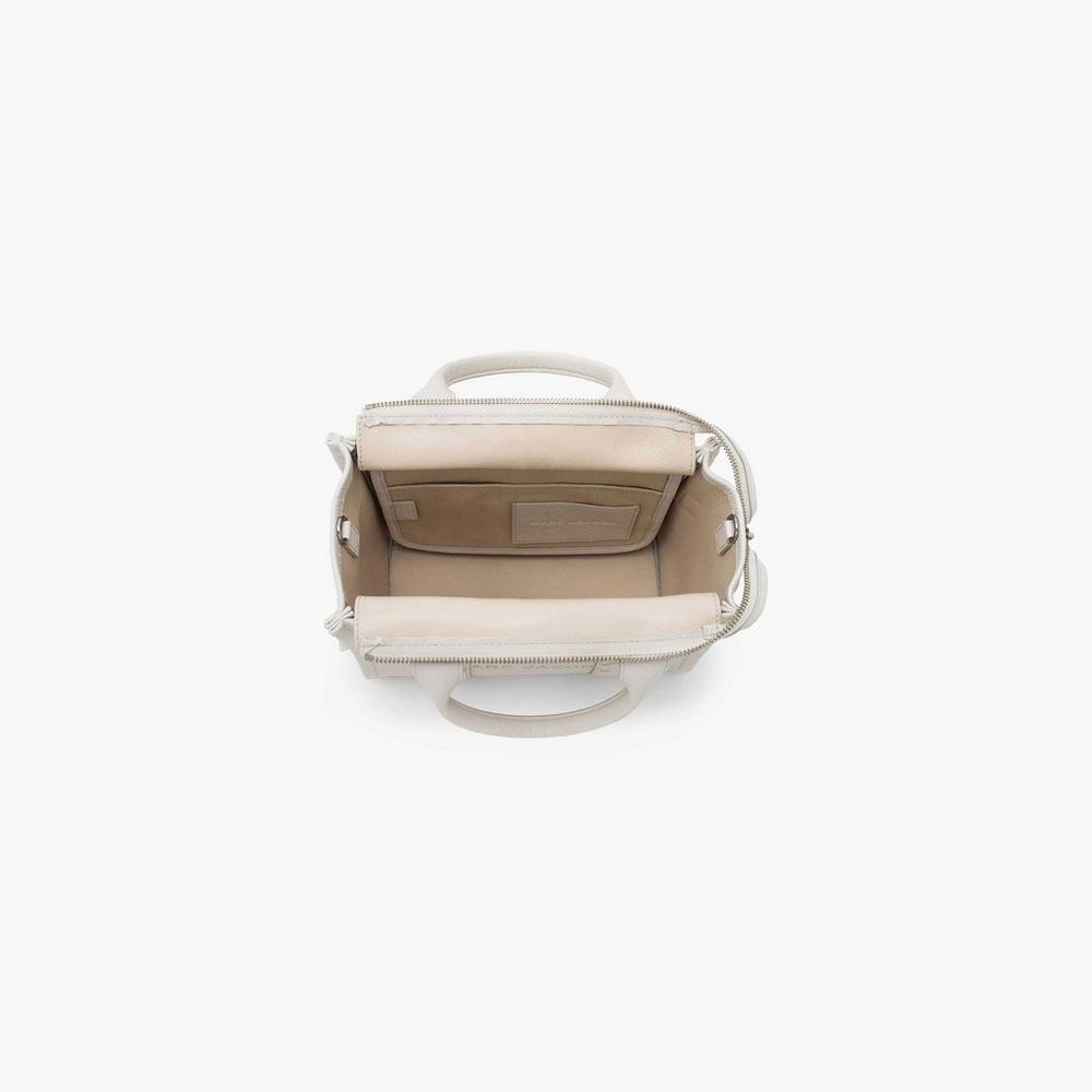 Bolsos Cruzados Marc Jacobs Leather Mini Mujer Plateadas | LFKV-02965