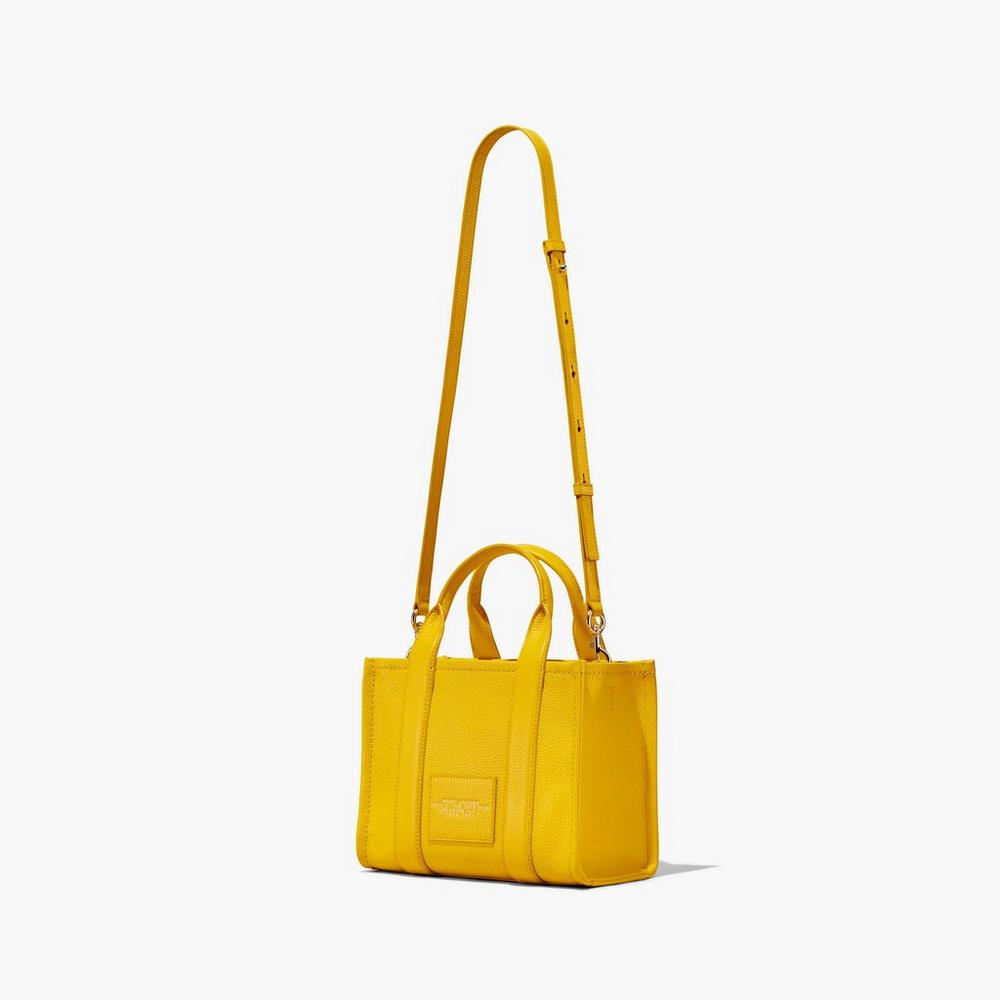 Bolsos Cruzados Marc Jacobs Leather Mini Mujer Amarillo | YFLW-27468