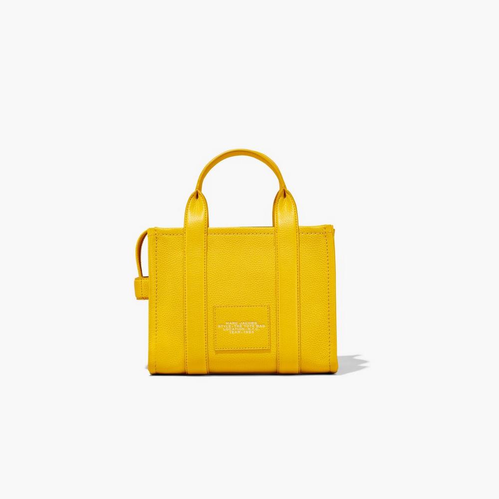 Bolsos Cruzados Marc Jacobs Leather Mini Mujer Amarillo | YFLW-27468