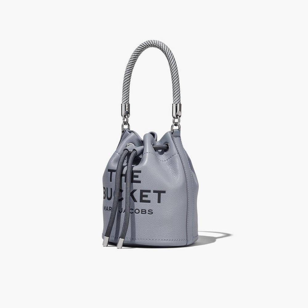 Bolsos Cruzados Marc Jacobs Leather Mujer Gris | MKGN-39150