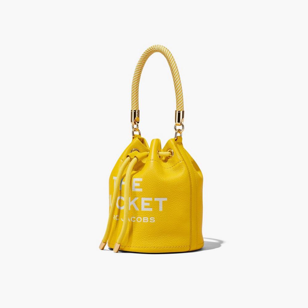 Bolsos Cruzados Marc Jacobs Leather Mujer Amarillo | OUTW-65104