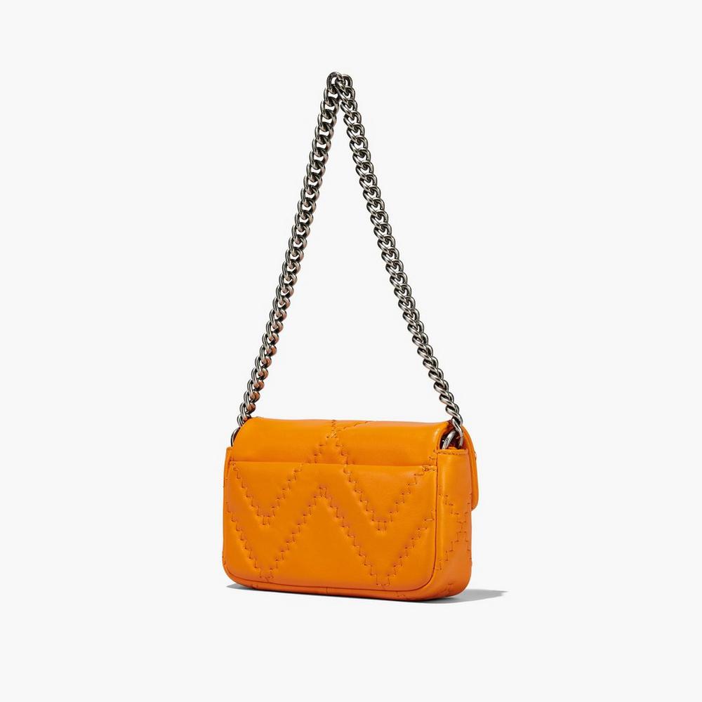 Bolsos Mini Marc Jacobs Acolchado Leather J Marc Mujer Darkorange | LQMY-85207