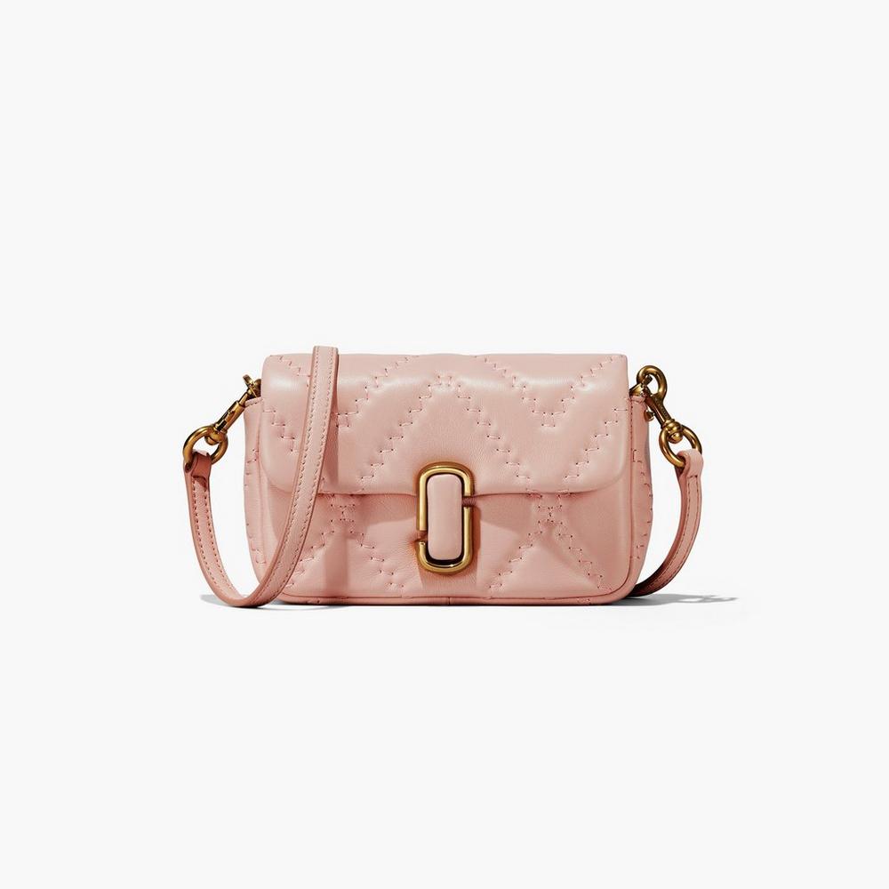 Bolsos Mini Marc Jacobs Acolchado Leather J Marc Mujer Rosas | QRNG-19604