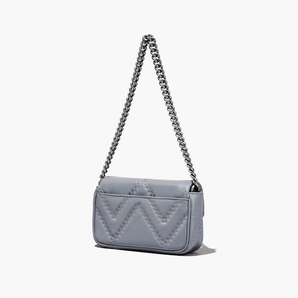 Bolsos Mini Marc Jacobs Acolchado Leather J Marc Mujer Gris | SGTL-97326