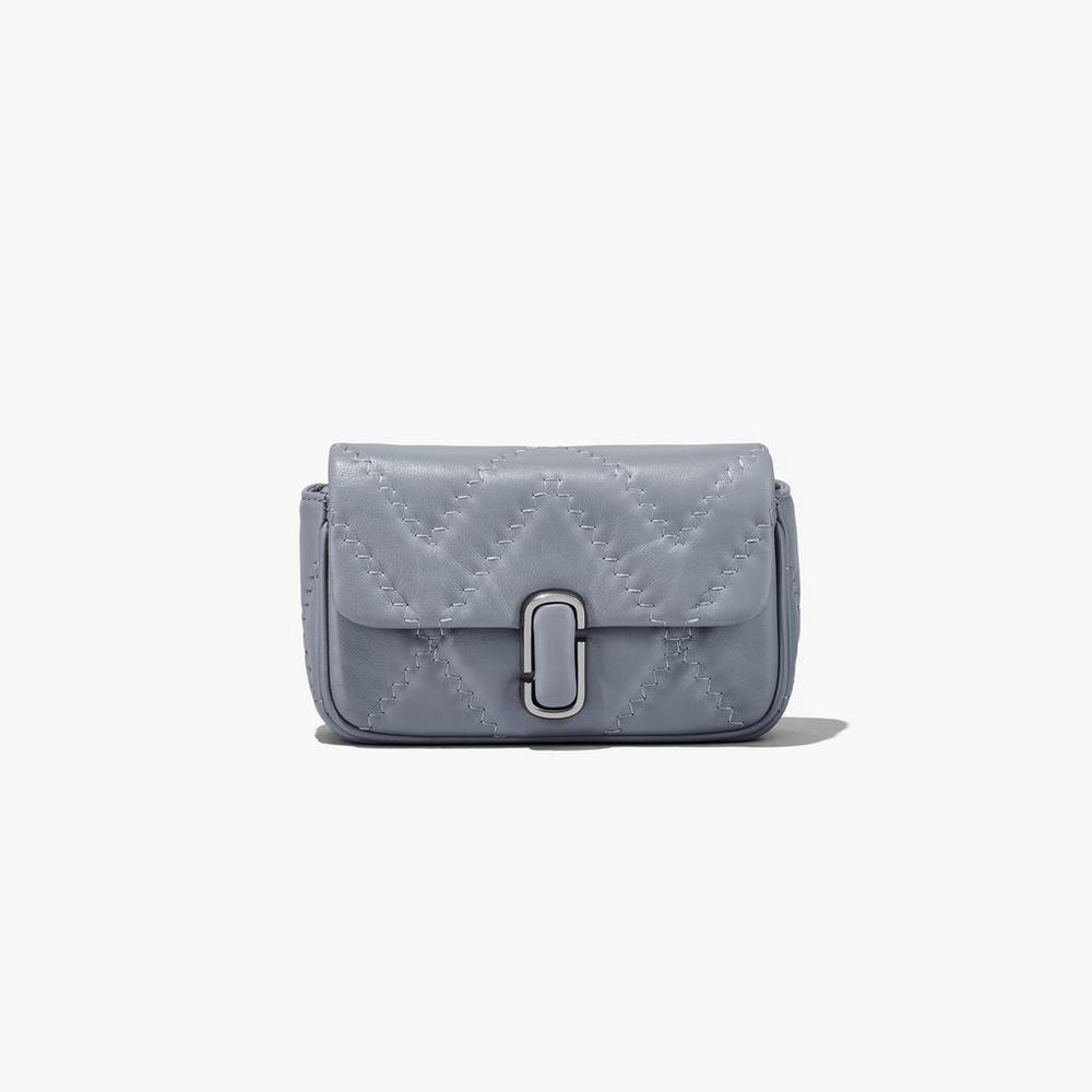 Bolsos Mini Marc Jacobs Acolchado Leather J Marc Mujer Gris | SGTL-97326