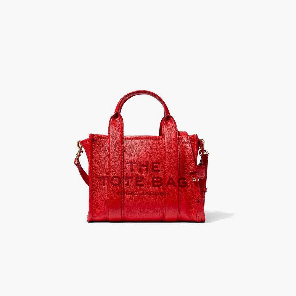 Bolsos Mini Marc Jacobs Leather Mujer Rojas | UVGY-91672