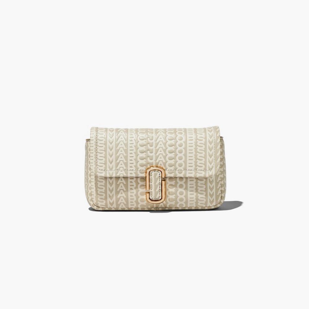 Bolsos Mini Marc Jacobs Monogram J Marc Mujer Kaki | YISN-80913