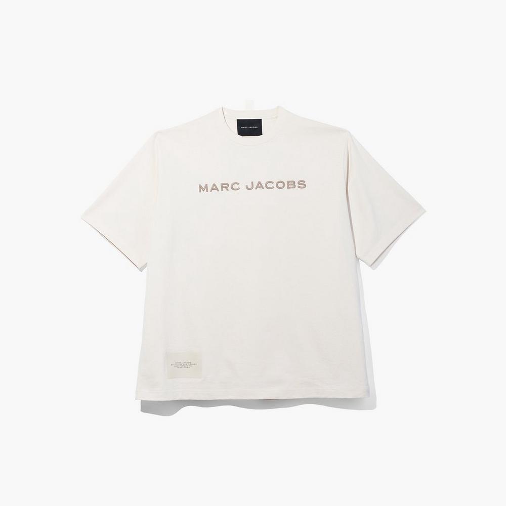 Camiseta Marc Jacobs Big T-Shirt Mujer Blancas | FGLK-73865