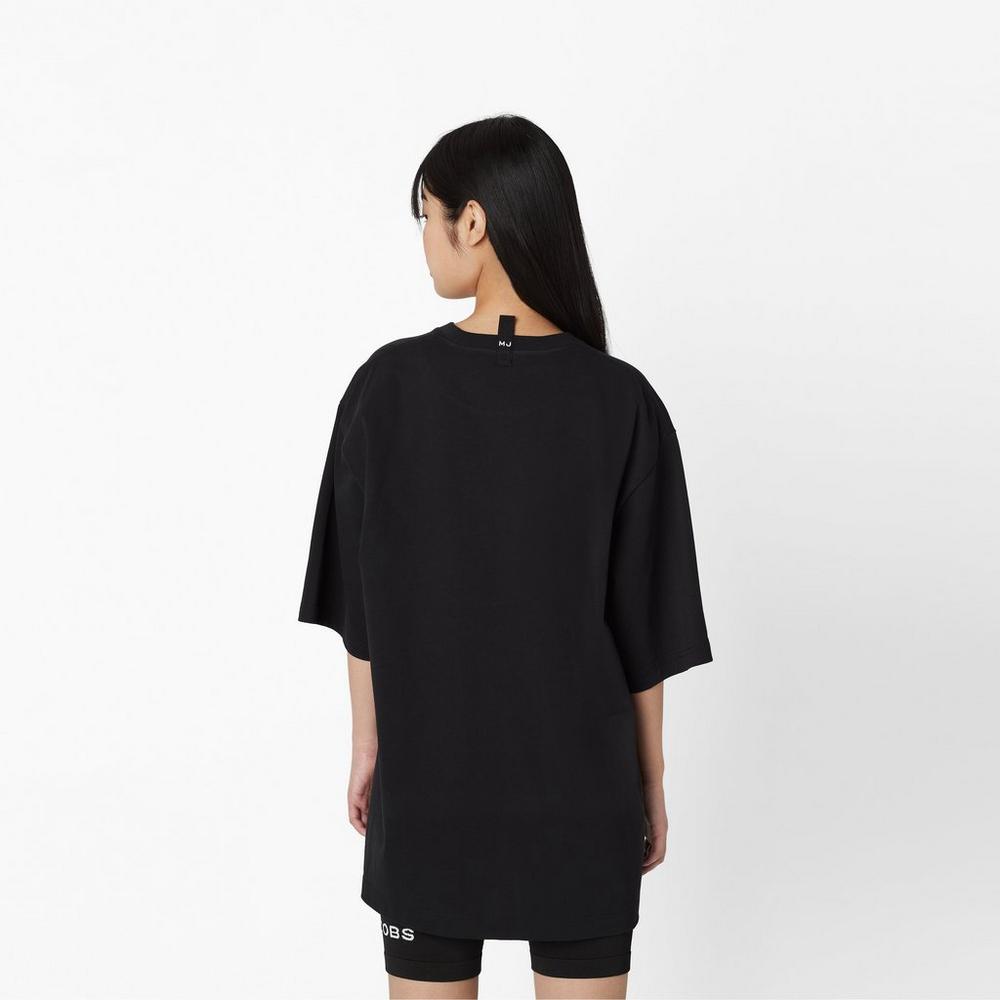 Camiseta Marc Jacobs Big T-Shirt Mujer Negras | IRYQ-89630