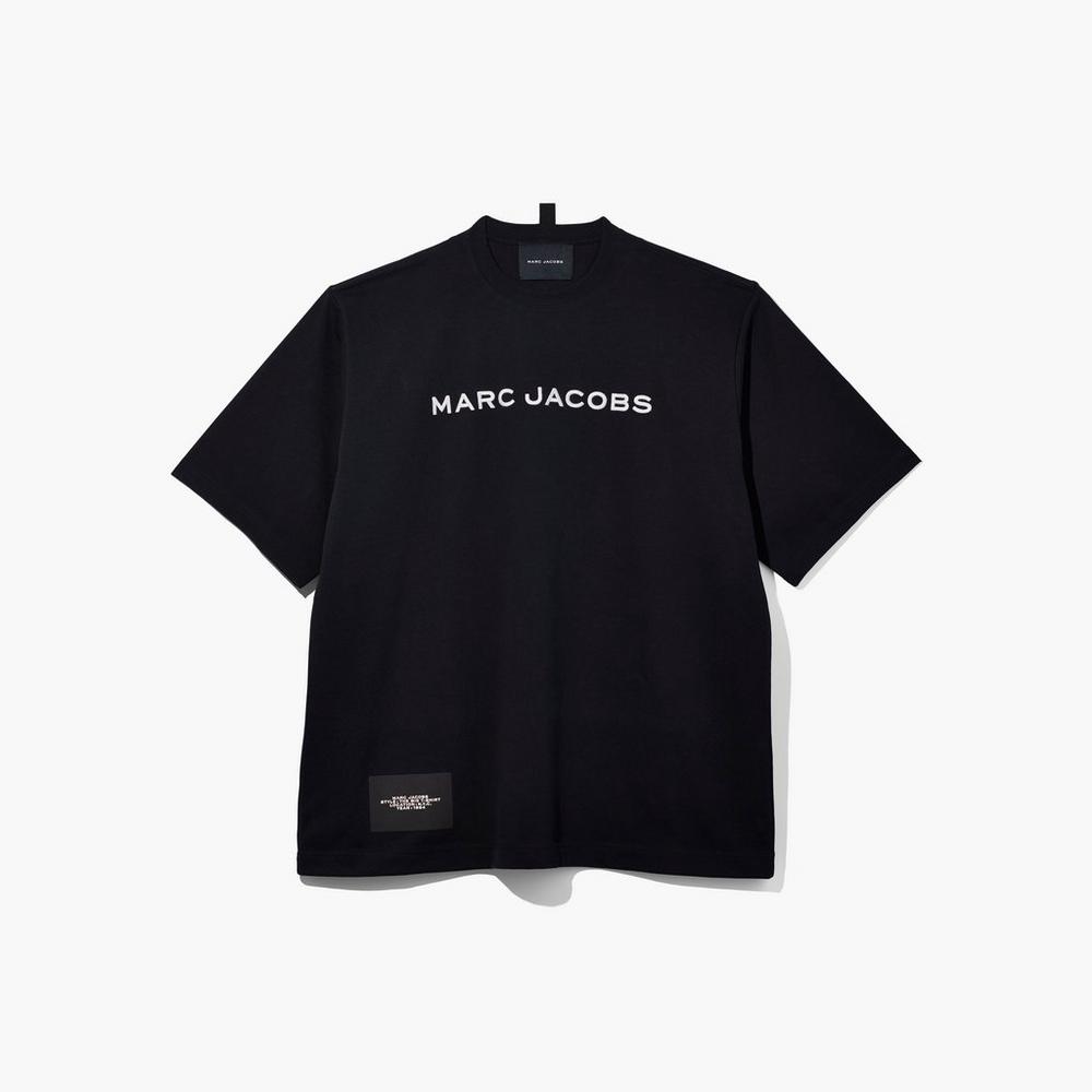 Camiseta Marc Jacobs Big T-Shirt Mujer Negras | IRYQ-89630