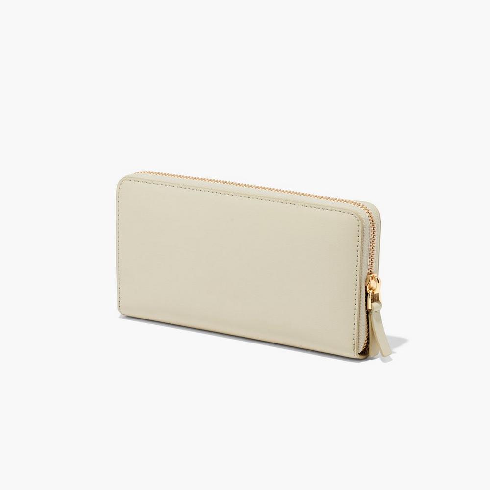 Carteras Grandes Marc Jacobs J Marc Continental Mujer Blancas | XTFR-40283