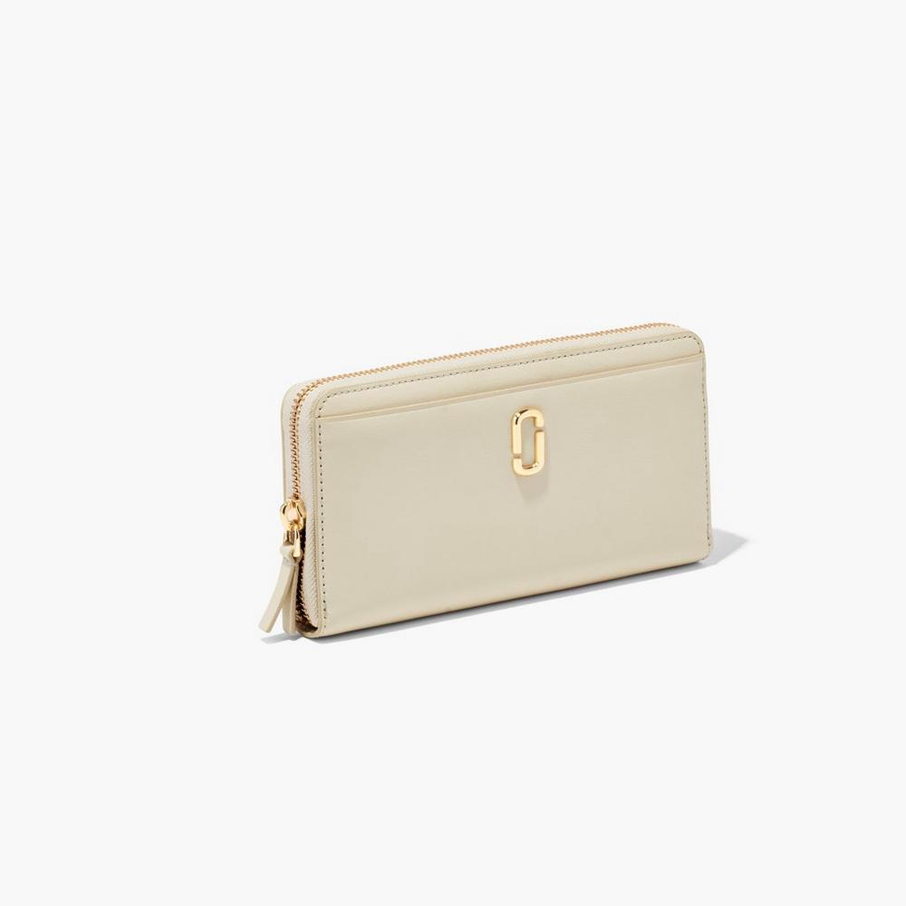 Carteras Grandes Marc Jacobs J Marc Continental Mujer Blancas | XTFR-40283