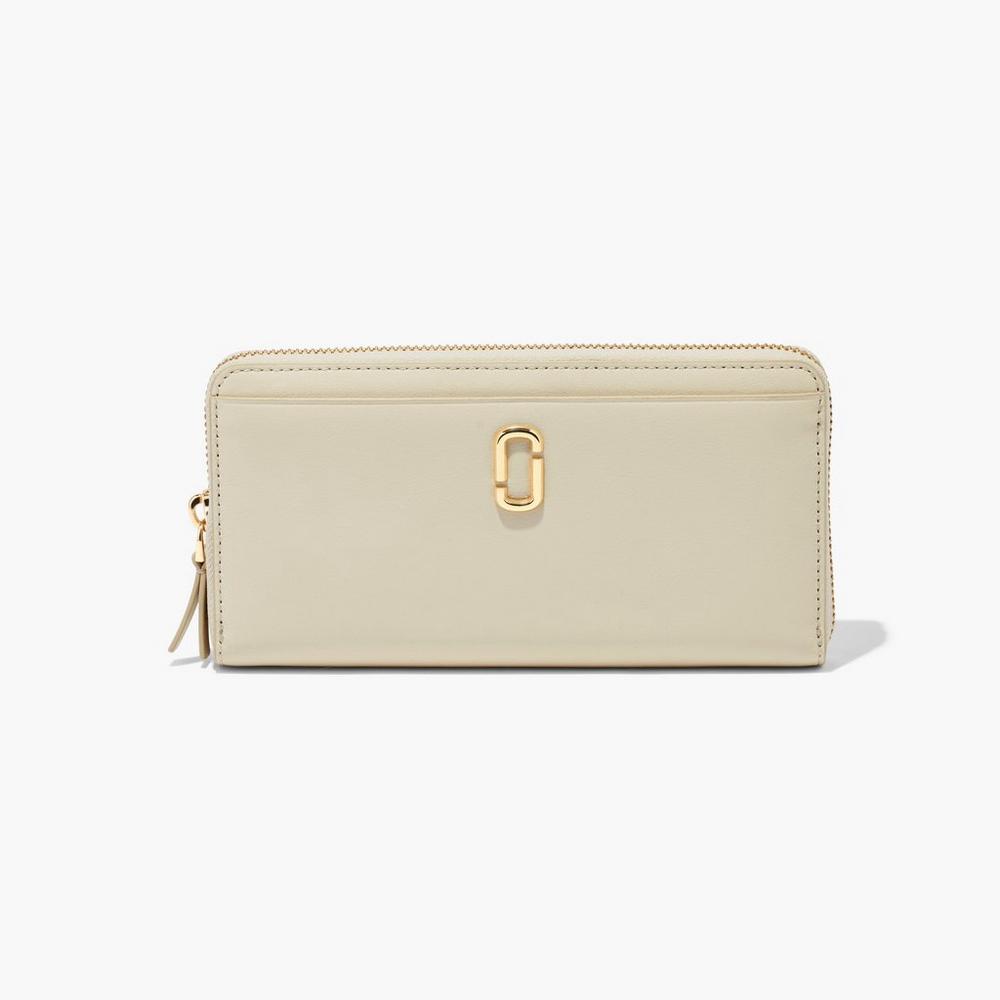 Carteras Grandes Marc Jacobs J Marc Continental Mujer Blancas | XTFR-40283