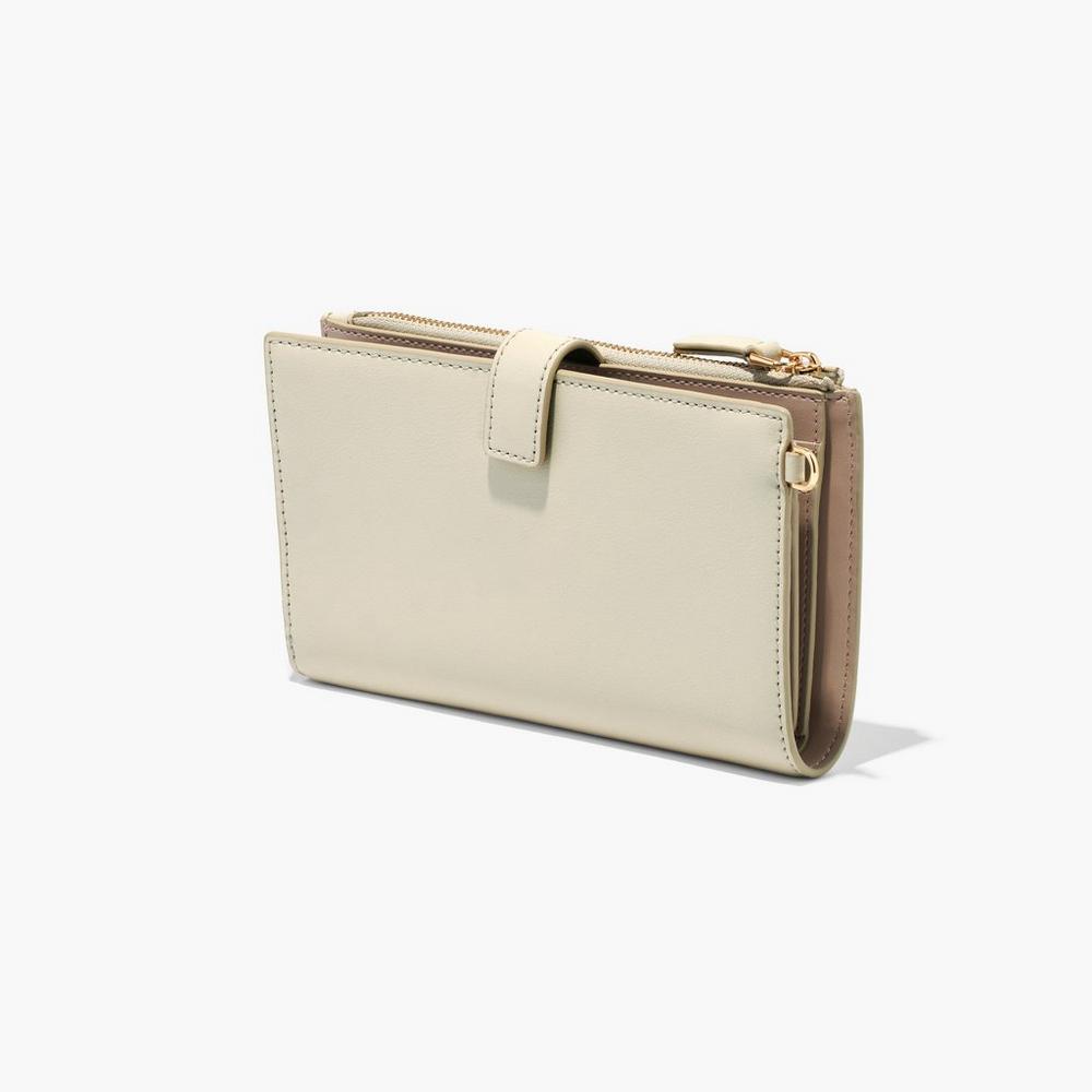 Carteras Grandes Marc Jacobs J Marc Phone Wristlet Mujer Blancas | HNSG-87410