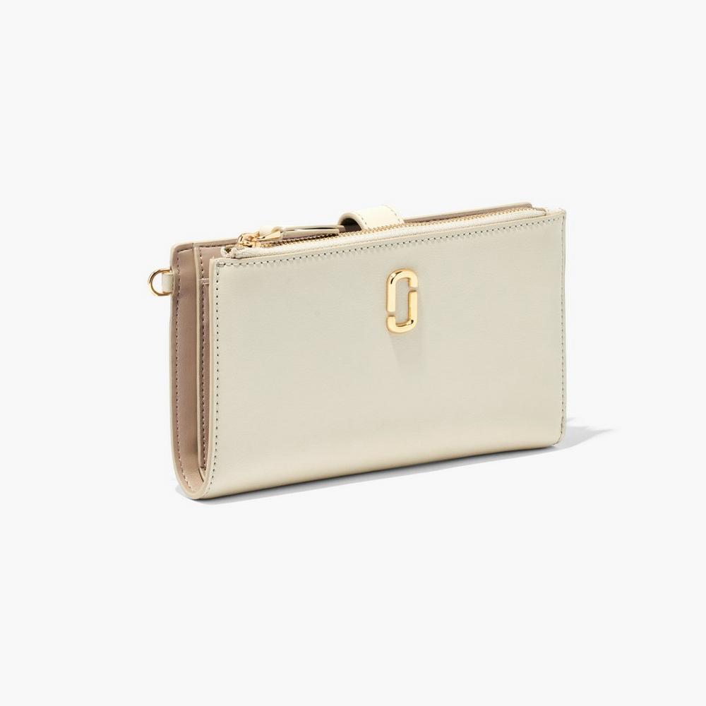 Carteras Grandes Marc Jacobs J Marc Phone Wristlet Mujer Blancas | HNSG-87410