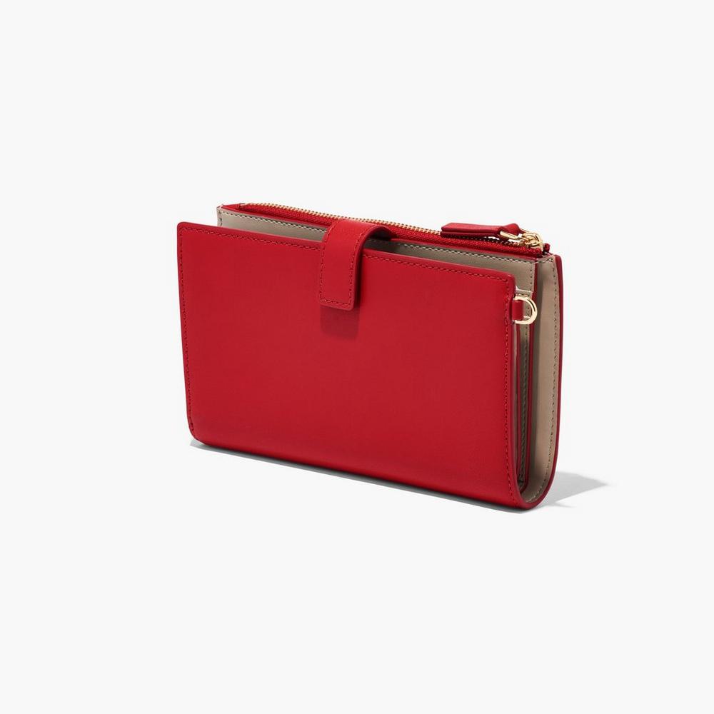 Carteras Grandes Marc Jacobs J Marc Phone Wristlet Mujer Rojas | ZLUY-59143