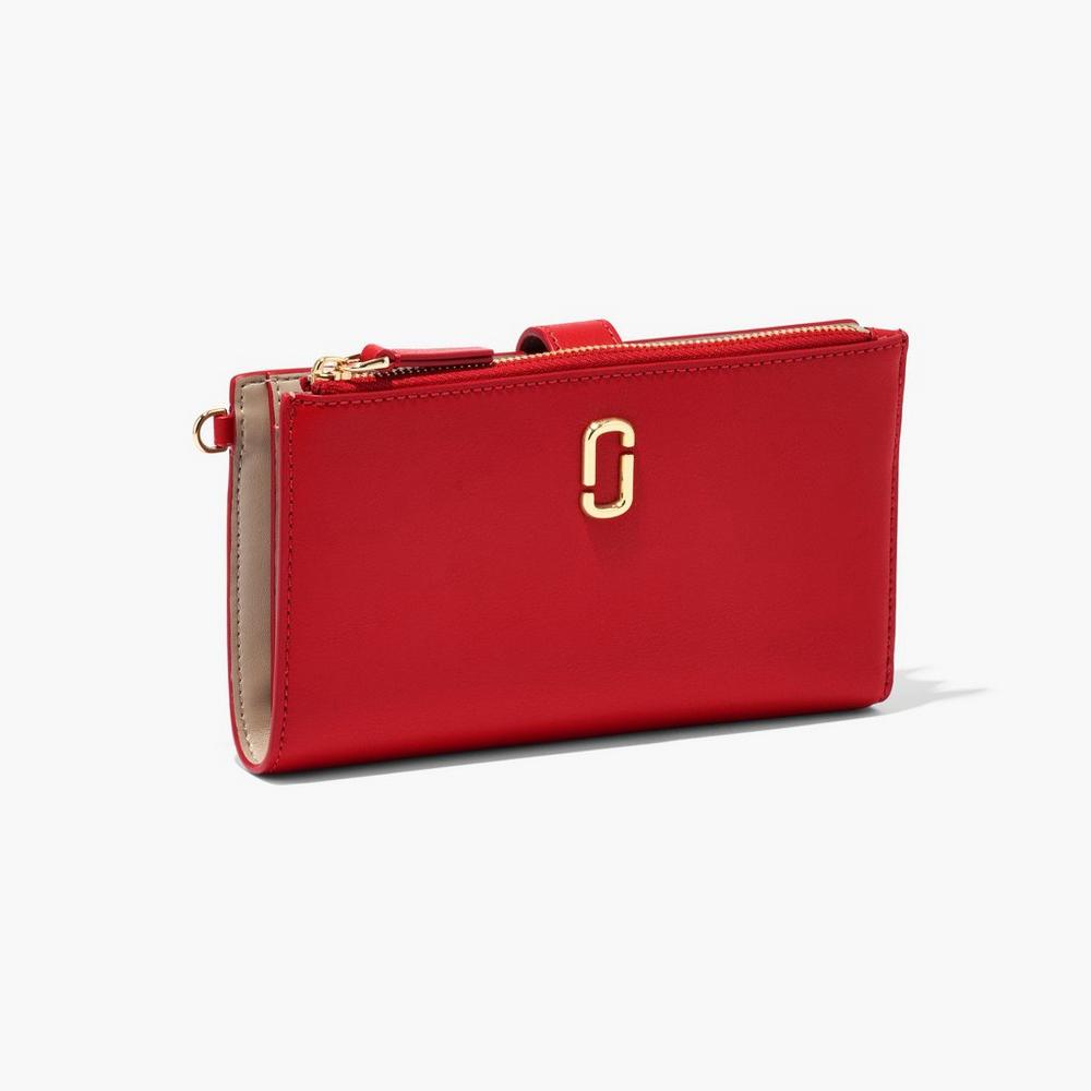 Carteras Grandes Marc Jacobs J Marc Phone Wristlet Mujer Rojas | ZLUY-59143