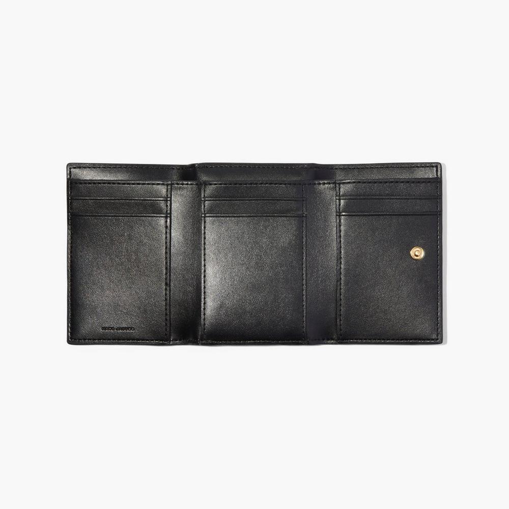 Carteras Grandes Marc Jacobs J Marc Trifold Mujer Negras | MNBR-76320