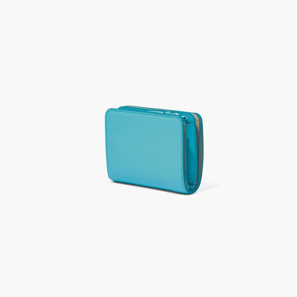 Carteras Pequeñas Marc Jacobs J Marc Mini Compact Mujer Darkturquoise | JVTX-36914