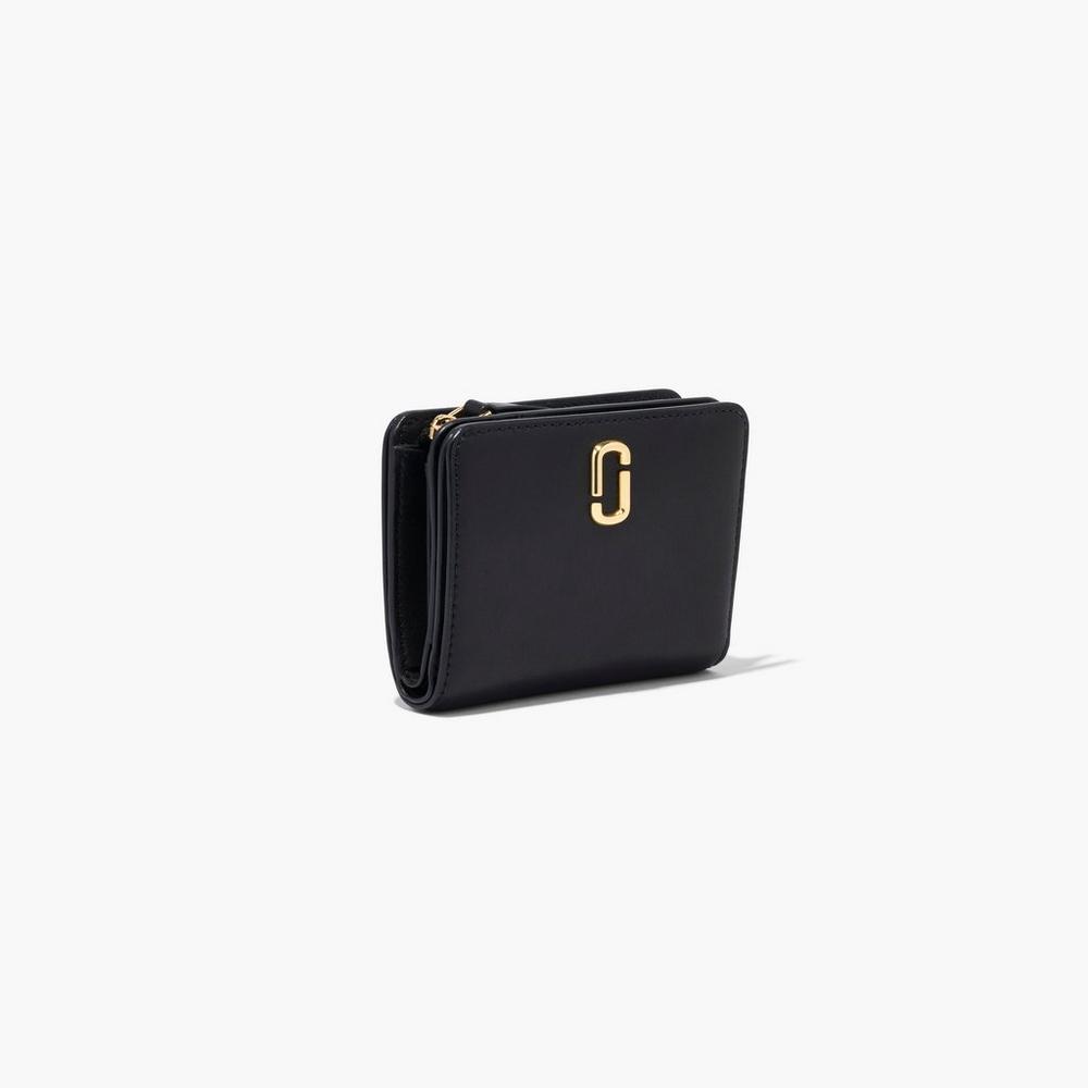 Carteras Pequeñas Marc Jacobs J Marc Mini Compact Mujer Negras | ORFM-79368