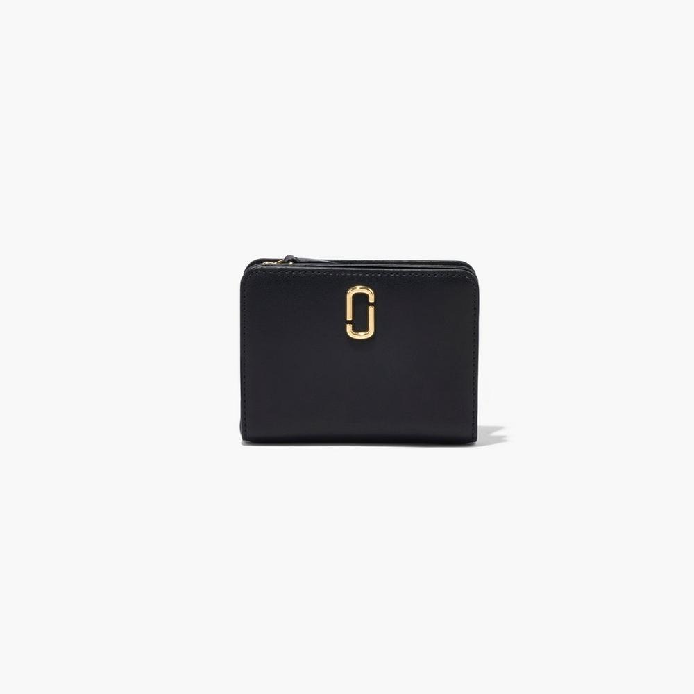 Carteras Pequeñas Marc Jacobs J Marc Mini Compact Mujer Negras | ORFM-79368