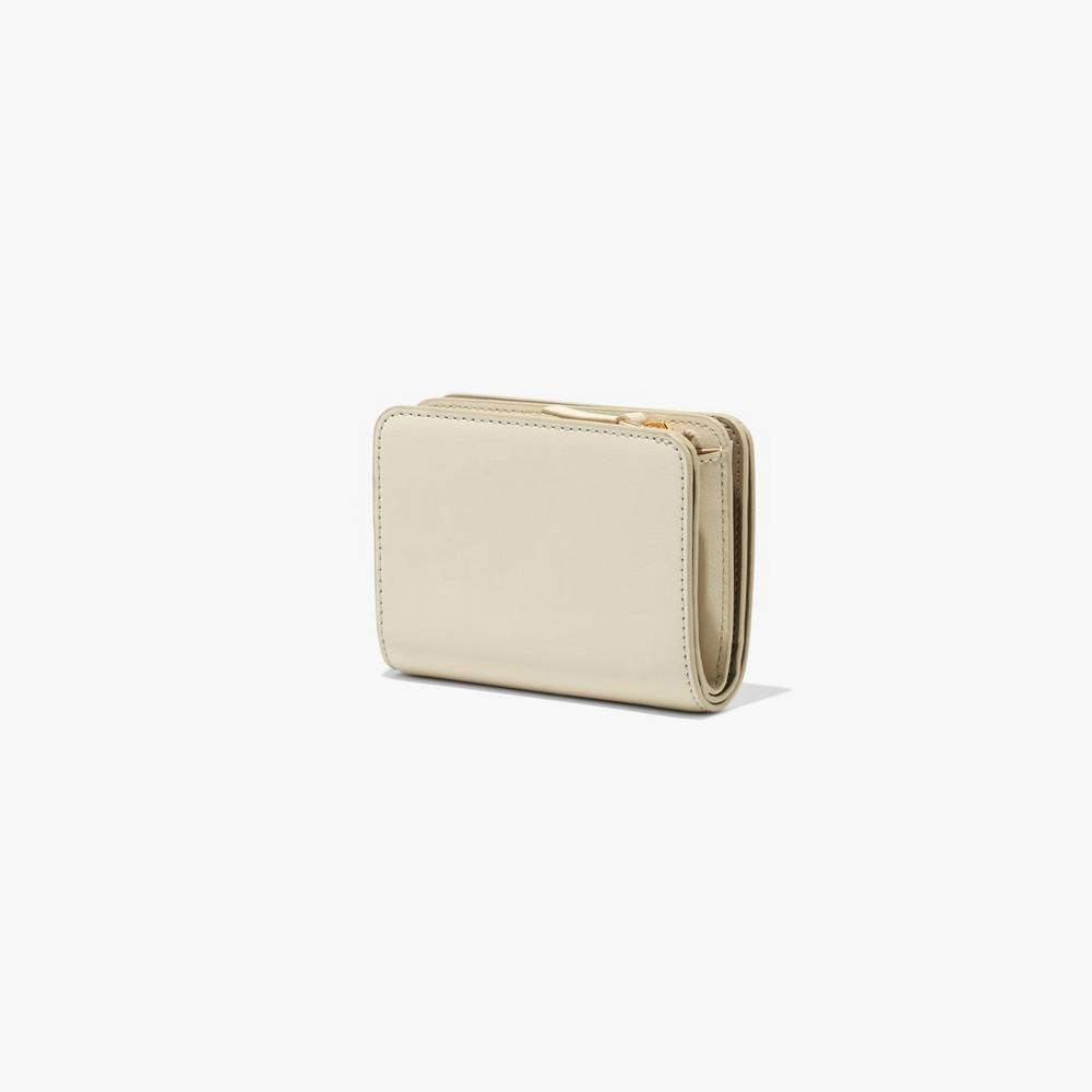 Carteras Pequeñas Marc Jacobs J Marc Mini Compact Mujer Blancas | PCLH-53284