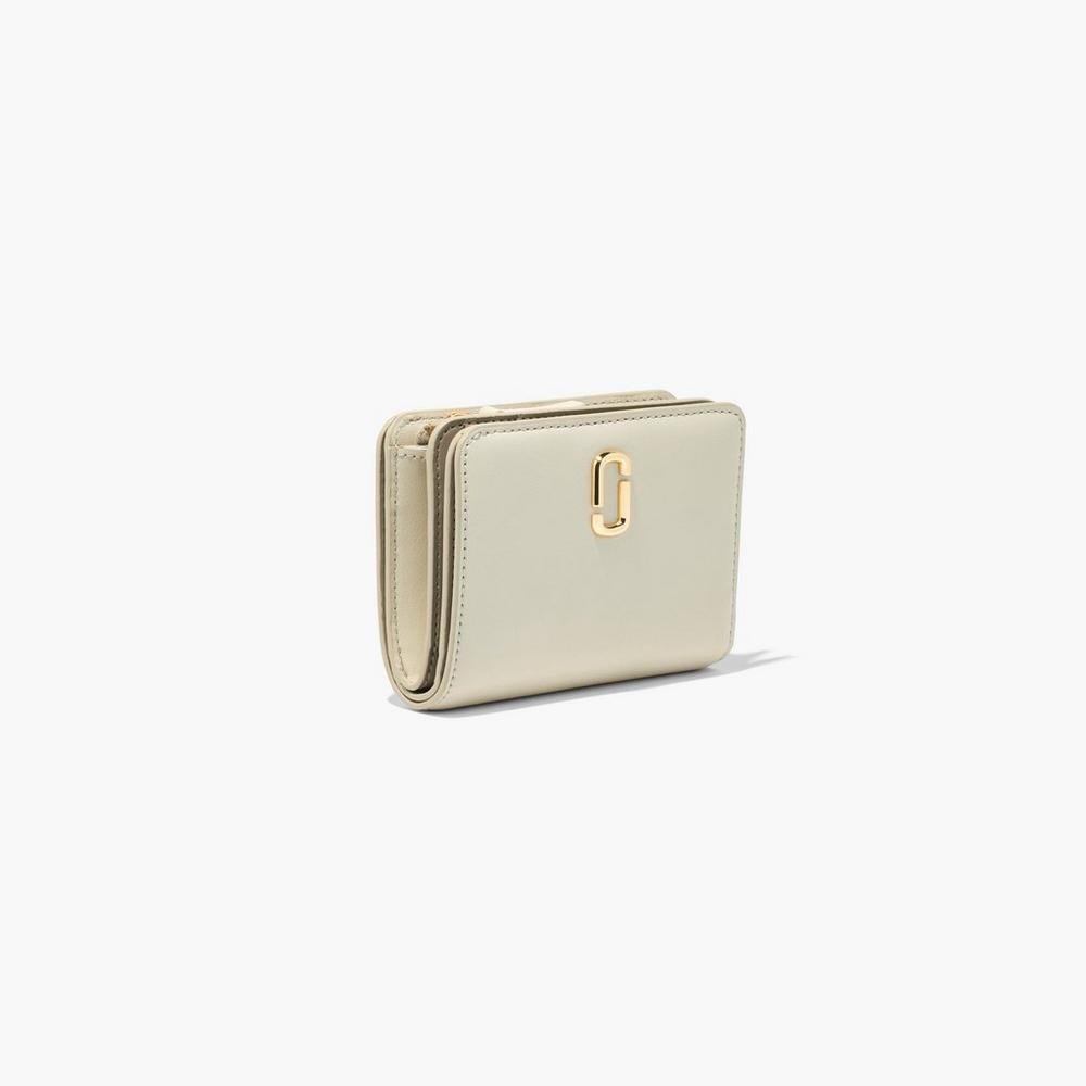 Carteras Pequeñas Marc Jacobs J Marc Mini Compact Mujer Blancas | PCLH-53284