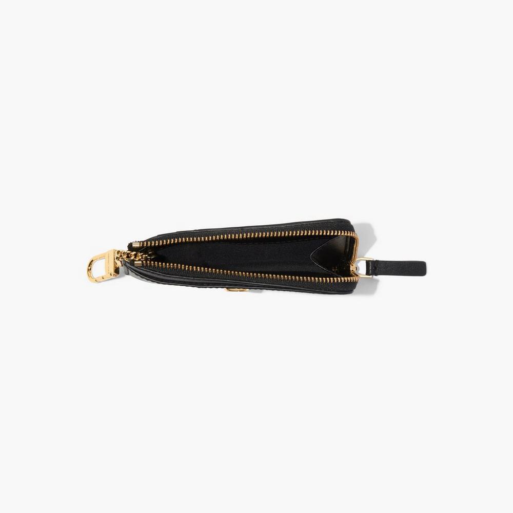 Carteras Pequeñas Marc Jacobs J Marc Top Zip Multi Mujer Negras | AEBU-20679