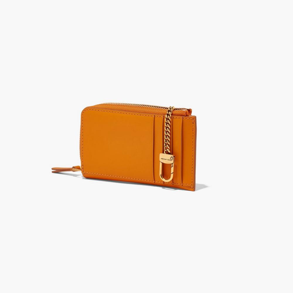 Carteras Pequeñas Marc Jacobs J Marc Top Zip Multi Mujer Darkorange | KBVX-58237