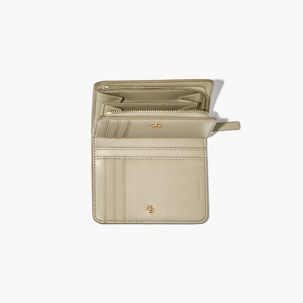 Carteras Pequeñas Marc Jacobs Mini Compact Mujer Kaki | QXGU-62078