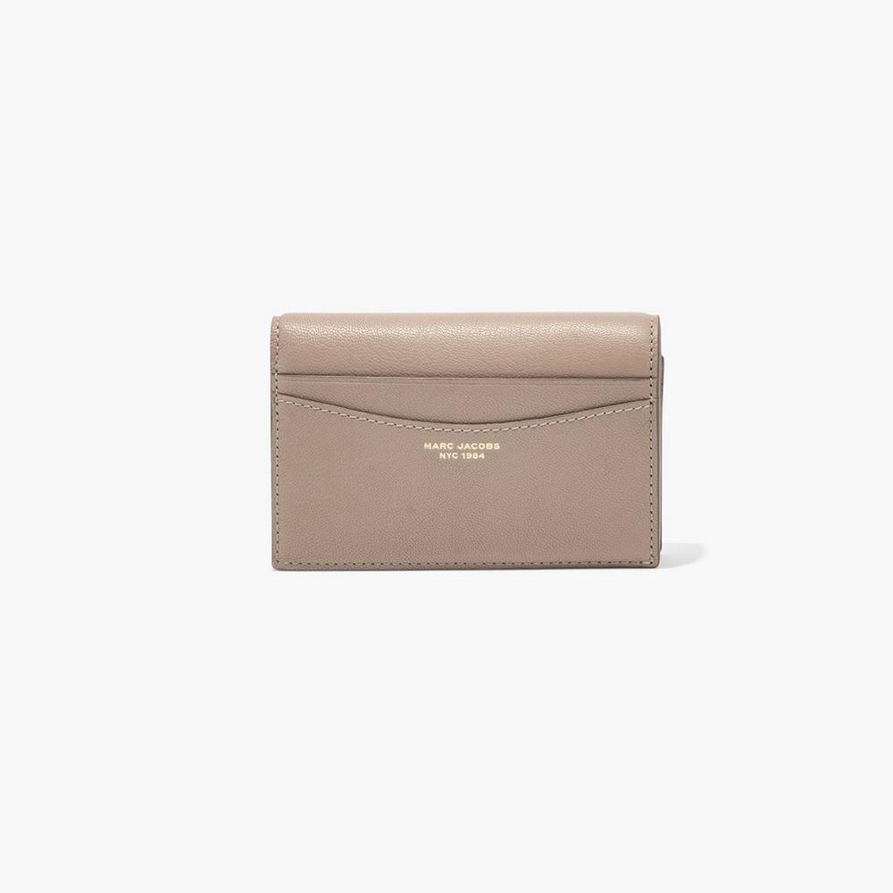 Carteras Pequeñas Marc Jacobs Slim 84 Bifold Mujer Marrones | IAJY-21645