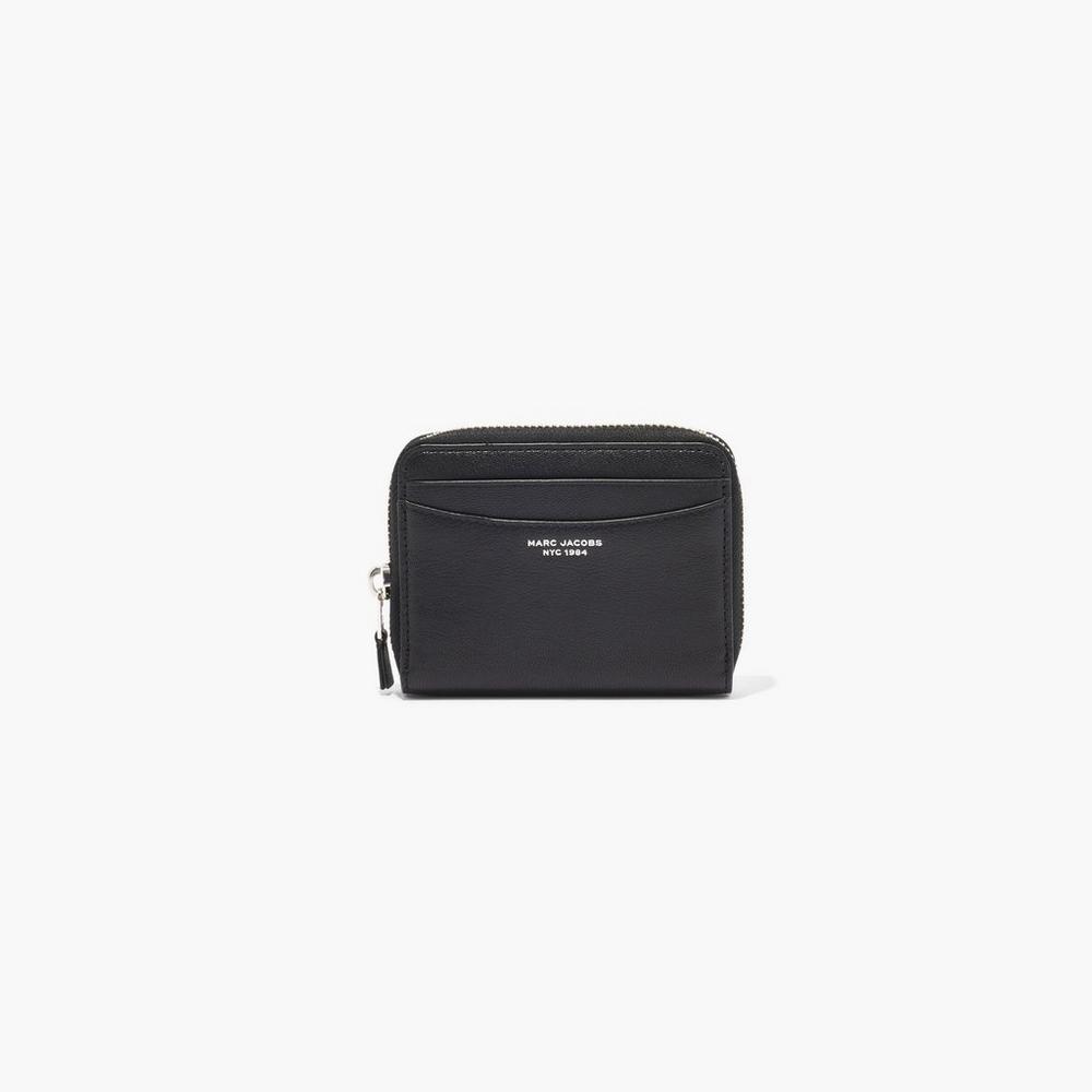 Carteras Pequeñas Marc Jacobs Slim 84 Zip Around Mujer Negras | UBFI-51876