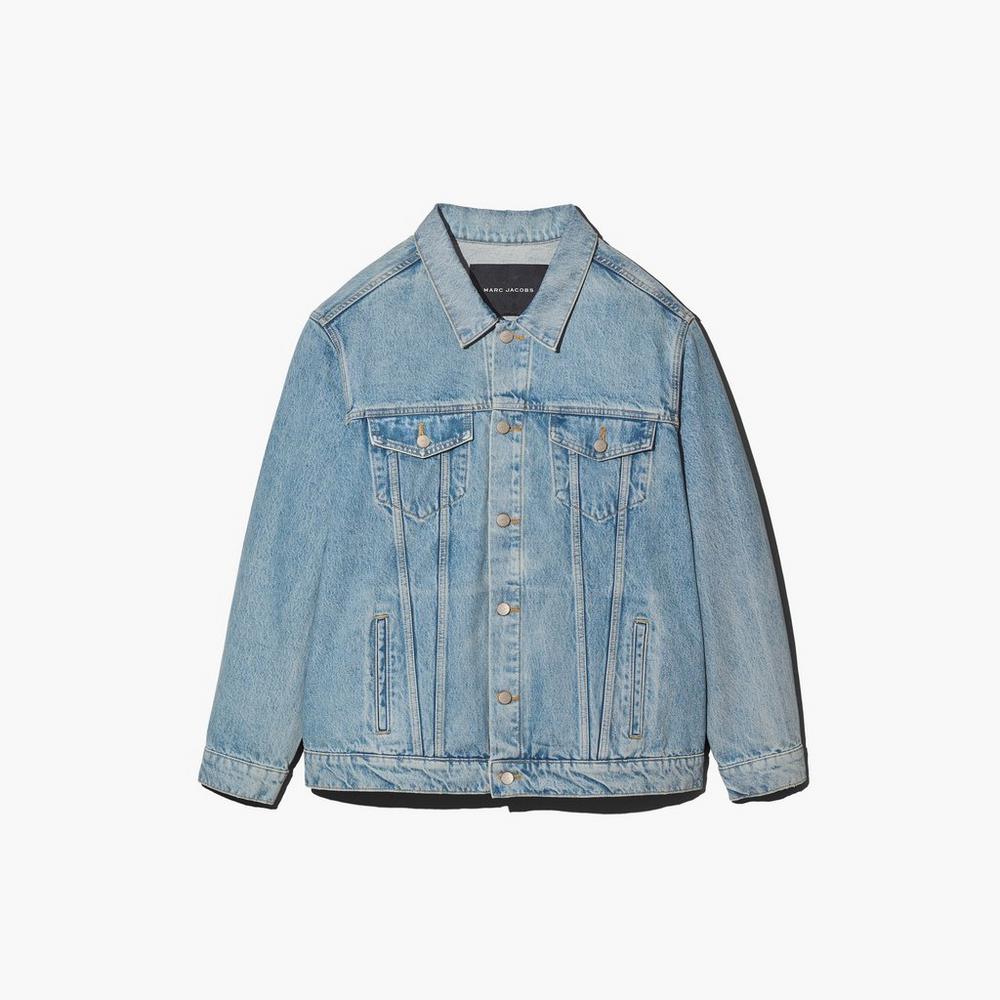 Chaquetas Marc Jacobs Denim Trucker Mujer Azules | HGIZ-51862