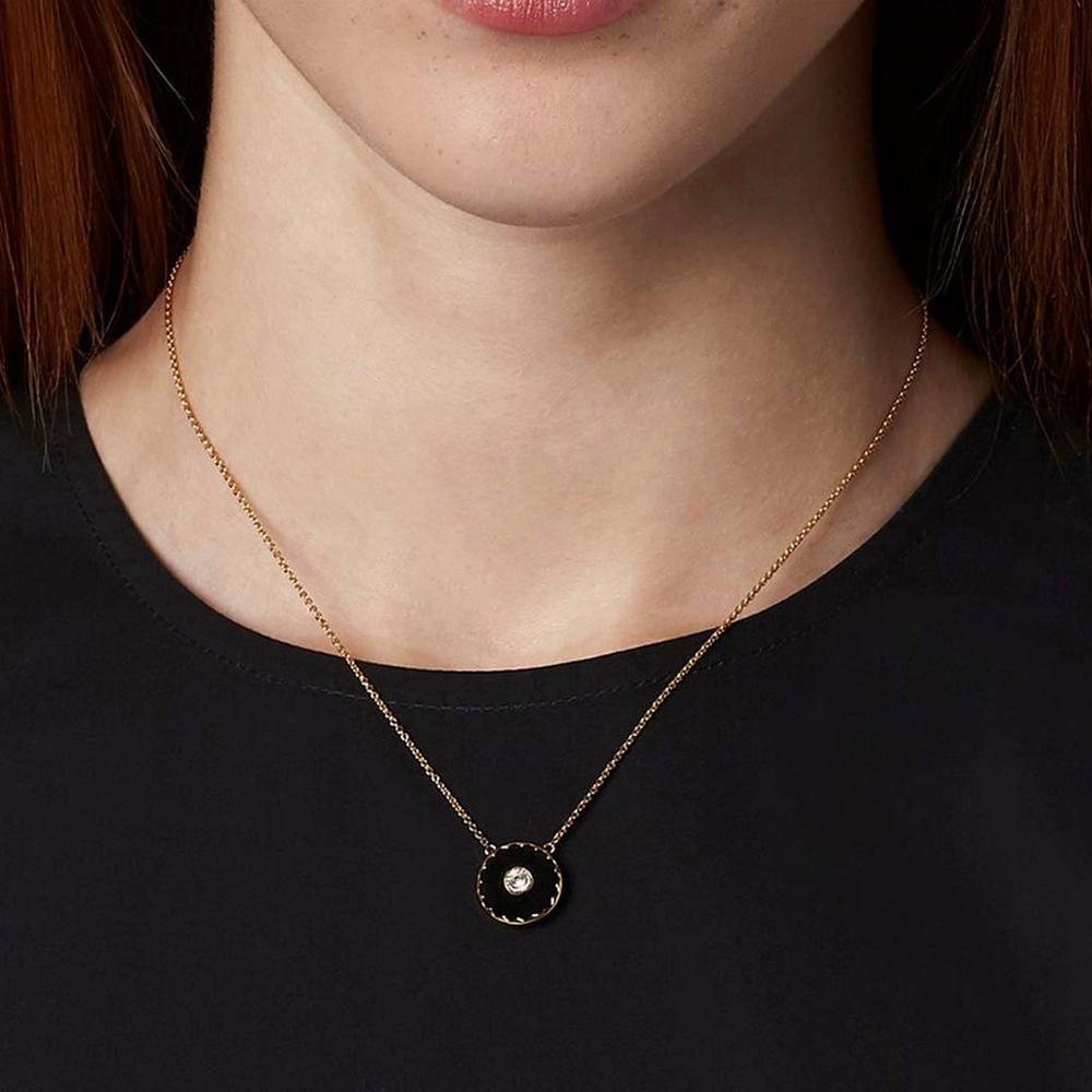 Collar Marc Jacobs Medallion Pendant Mujer Negras Doradas | DJRE-96430