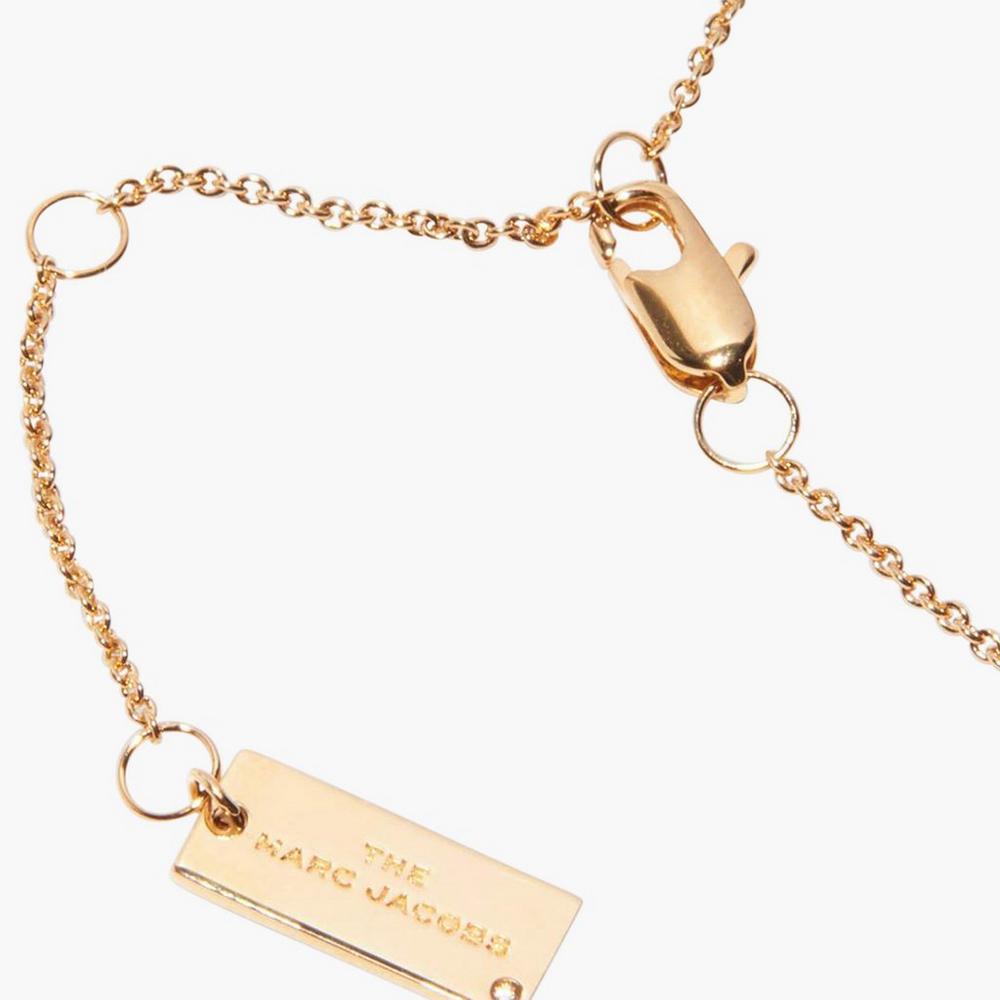 Collar Marc Jacobs Medallion Pendant Mujer Creme Doradas | WPSG-54176