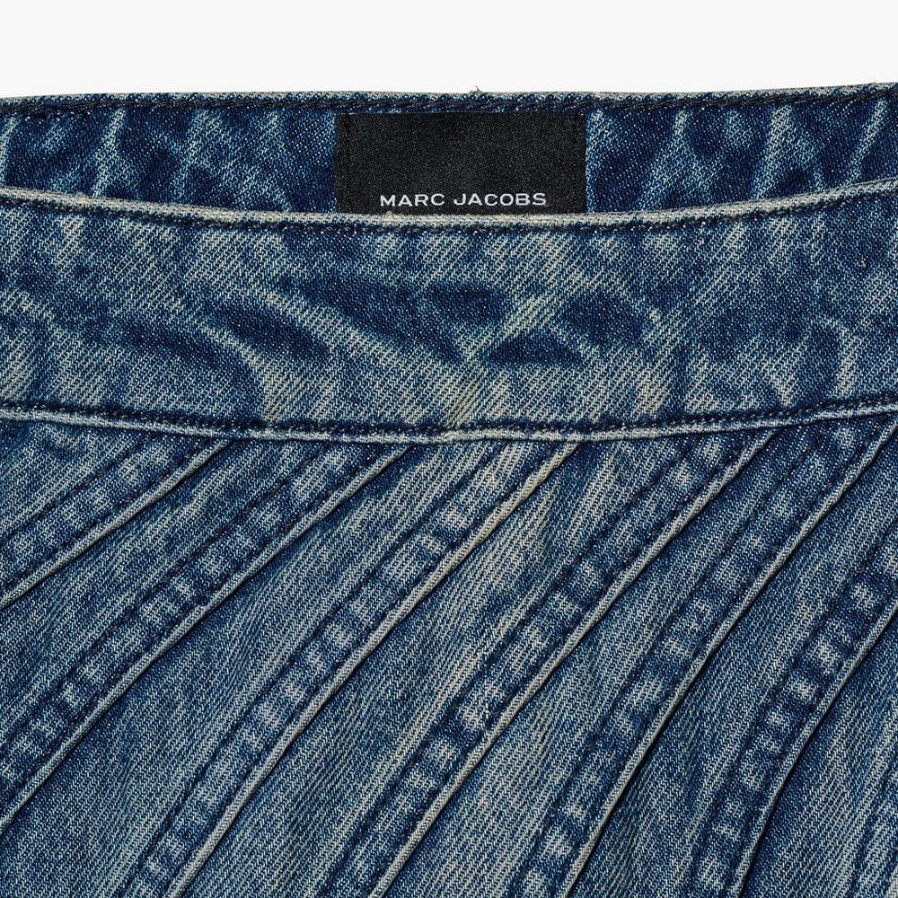 Falda Marc Jacobs Wave Denim Mujer Azules | LDCO-56287