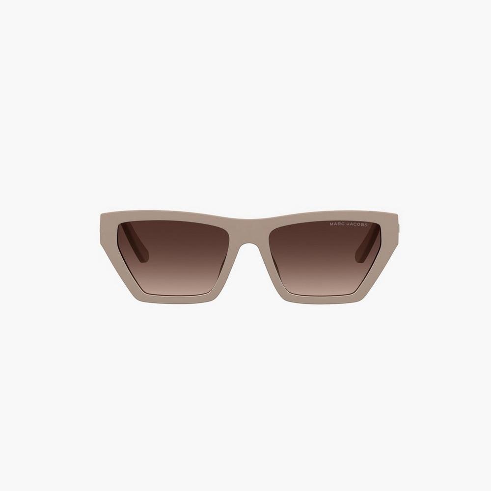 Gafas de Sol Marc Jacobs Cat Eye Mujer Beige | KGYU-32571