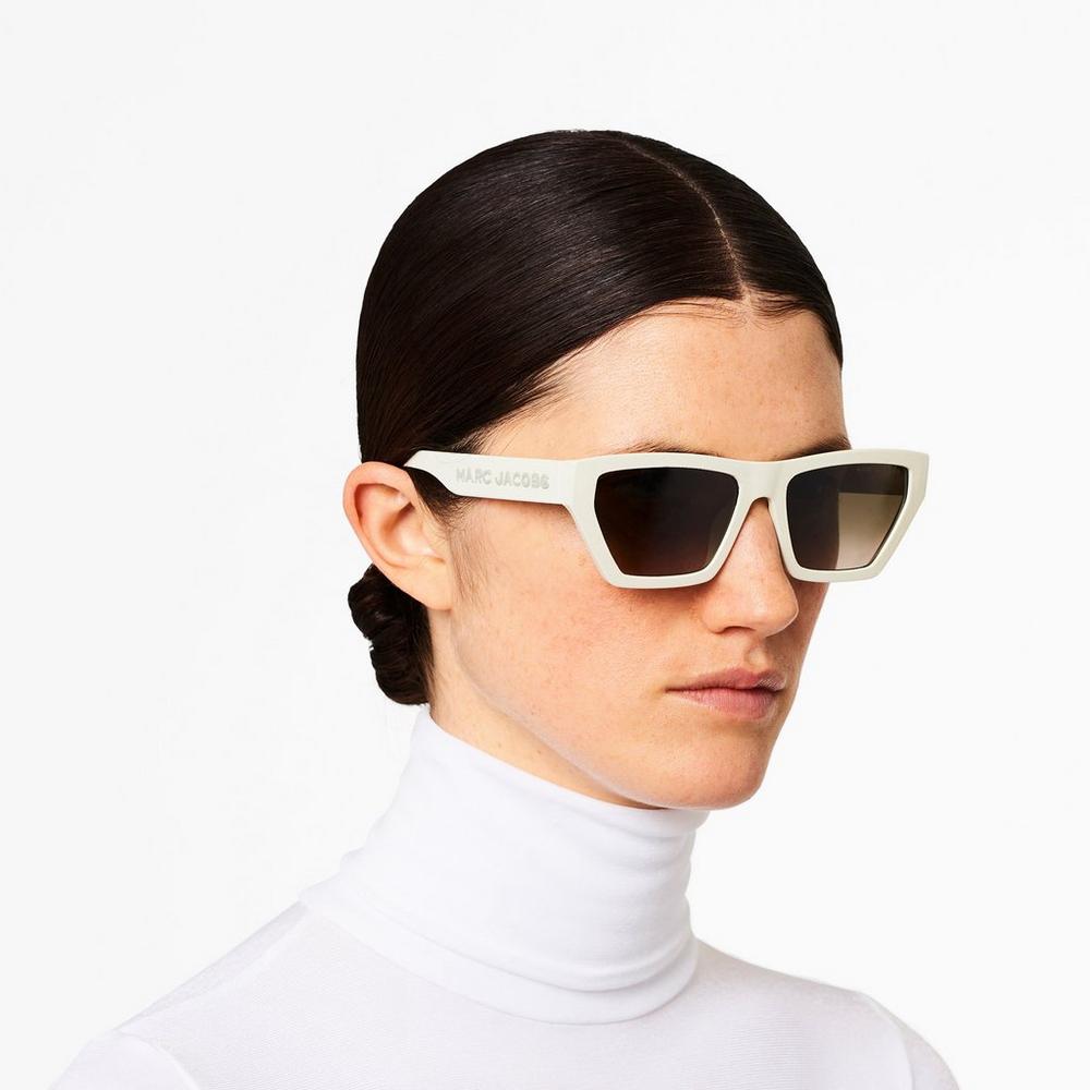 Gafas de Sol Marc Jacobs Cat Eye Mujer Ivory | GDXI-24657