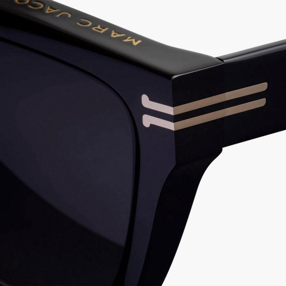 Gafas de Sol Marc Jacobs Icon Edge Oversized Square Mujer Negras | JNBU-85790