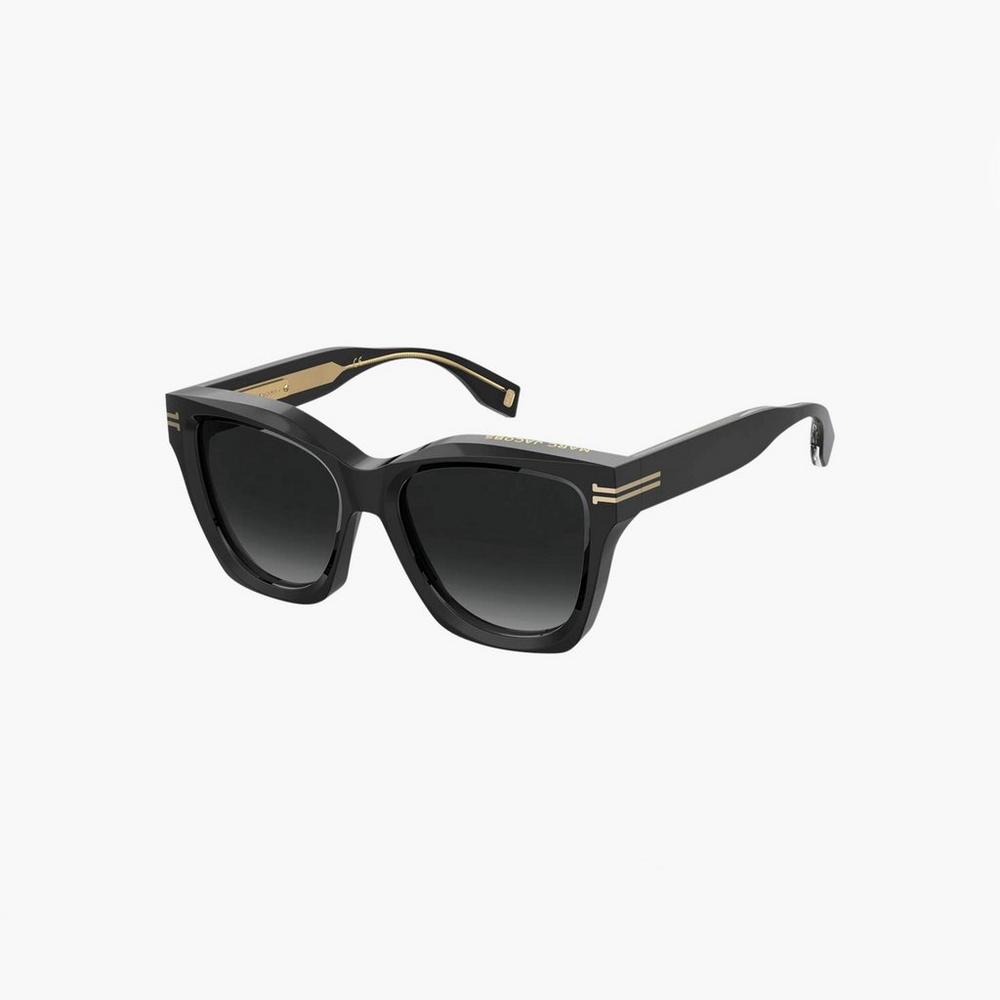 Gafas de Sol Marc Jacobs Icon Edge Oversized Square Mujer Negras | JNBU-85790