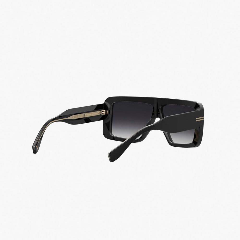 Gafas de Sol Marc Jacobs Icon Rectangular Mujer Negras | KLSF-70341