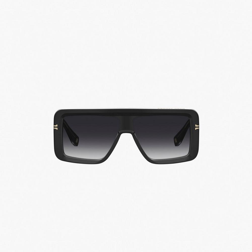 Gafas de Sol Marc Jacobs Icon Rectangular Mujer Negras | KLSF-70341