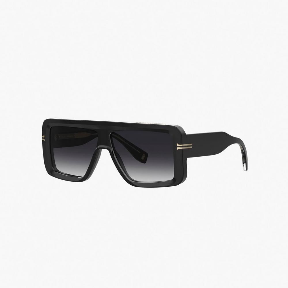 Gafas de Sol Marc Jacobs Icon Rectangular Mujer Negras | KLSF-70341