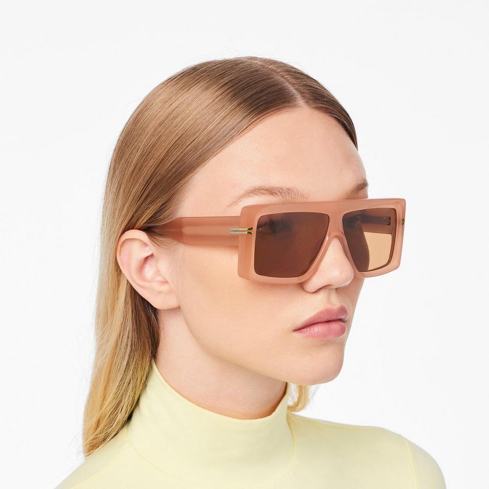 Gafas de Sol Marc Jacobs Icon Rectangular Mujer Marrones | SMIC-82491